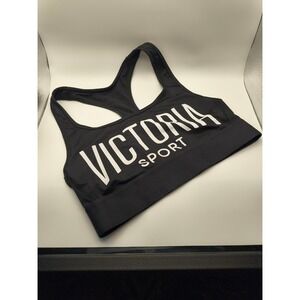 Victoria Sport XS Black Sports Bra Workout Fitness‎ Top